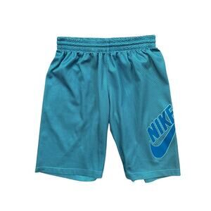 Nike Skateboarding Shorts Boys Youth M Medium Kale Green SB Diagonal Stripes